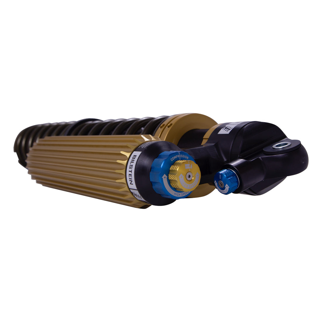 Bilstein 41-338117 - Suspension Shock Absorber and Coil Spring Assembly Monotube Front Left Can-Am Maverick X3 Type III Hard Anodized Black Hawk Powersports Bilstein 4