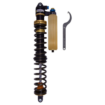 Bilstein 41-338124 - Suspension Shock Absorber and Coil Spring Assembly Monotube Front Right Can-Am Maverick X3 Max RS Turbo R Type III Hard Anodized Black Hawk Powersports Bilstein 1