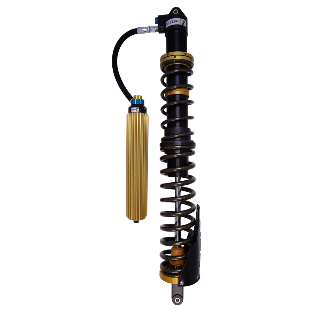 Bilstein 41-338148 - Suspension Shock Absorber and Coil Spring Assembly Monotube Rear Right Can-Am Maverick X3 Max RS Turbo R Type III Hard Anodized Black Hawk Powersports Bilstein 3
