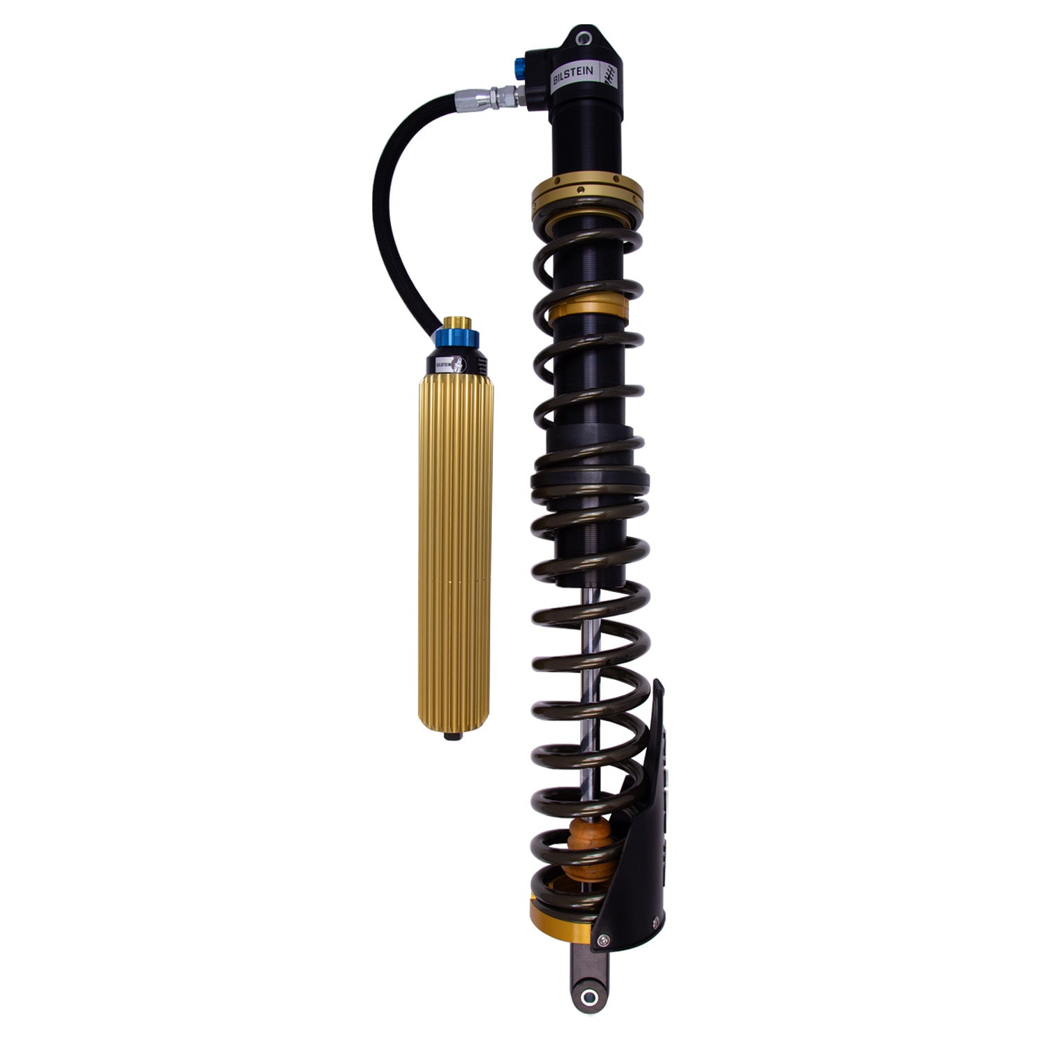 Bilstein 41-338148 - Suspension Shock Absorber and Coil Spring Assembly Monotube Rear Right Can-Am Maverick X3 Max RS Turbo R Type III Hard Anodized Black Hawk Powersports Bilstein 3