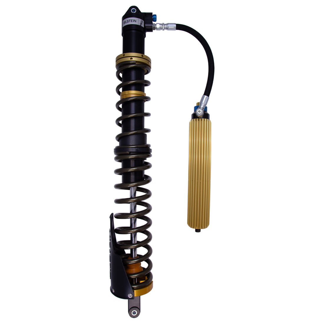 Bilstein 41-338148 - Suspension Shock Absorber and Coil Spring Assembly Monotube Rear Right Can-Am Maverick X3 Max RS Turbo R Type III Hard Anodized Black Hawk Powersports Bilstein 4