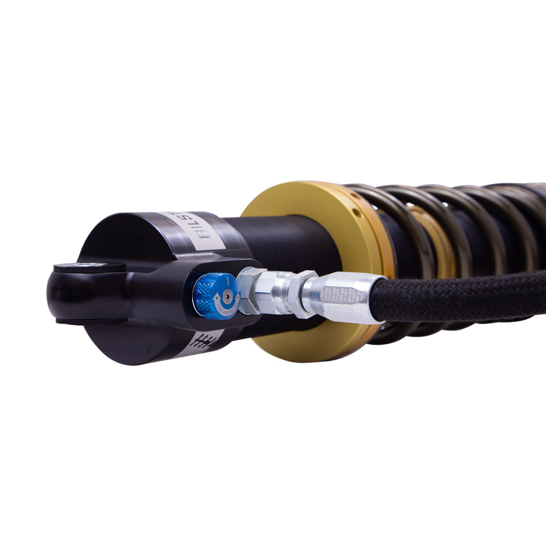 Bilstein 41-338148 - Suspension Shock Absorber and Coil Spring Assembly Monotube Rear Right Can-Am Maverick X3 Max RS Turbo R Type III Hard Anodized Black Hawk Powersports Bilstein 5