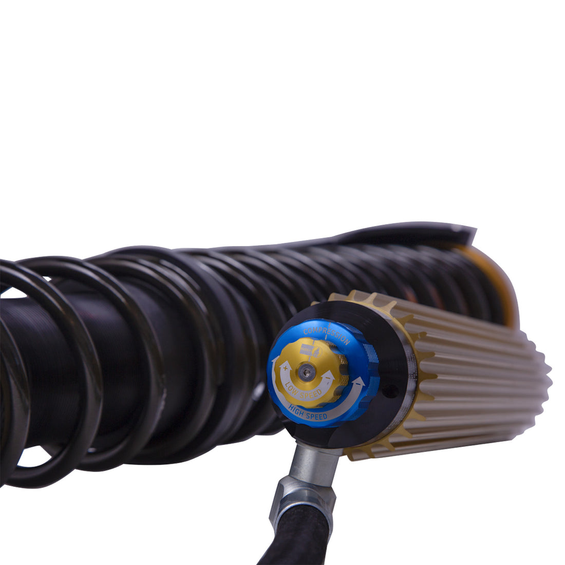 Bilstein 41-338148 - Suspension Shock Absorber and Coil Spring Assembly Black Hawk Powersports Monotube Rear Right 2017-2024 Can-Am