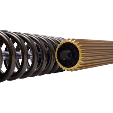 Bilstein 41-338148 - Suspension Shock Absorber and Coil Spring Assembly Monotube Rear Right Can-Am Maverick X3 Max RS Turbo R Type III Hard Anodized Black Hawk Powersports Bilstein 1
