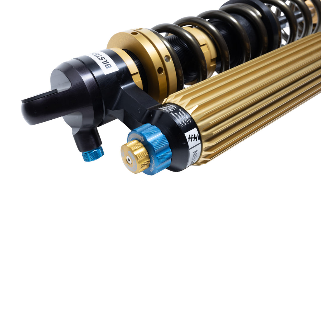 Bilstein 41-338834 - Suspension Shock Absorber and Coil Spring Assembly Black Hawk Powersports Monotube Front Right 2018-2022 Polaris