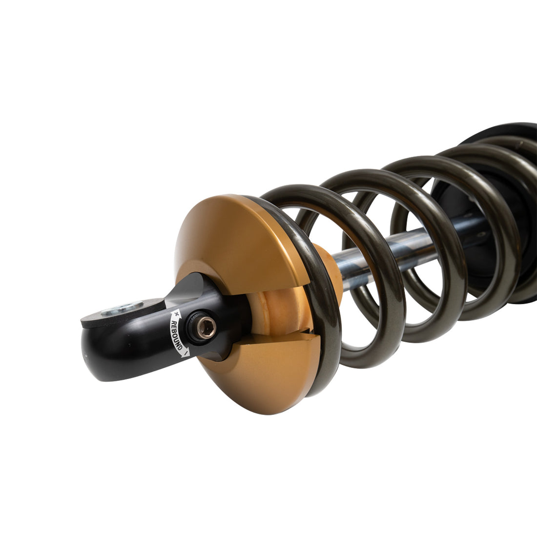 Bilstein 41-341766 - Suspension Shock Absorber and Coil Spring Assembly Black Hawk Powersports Monotube Rear 2014-2024 Polaris
