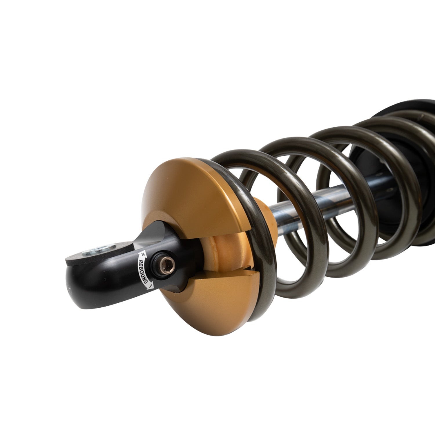 Bilstein 41-341766 - Suspension Shock Absorber and Coil Spring Assembly Black Hawk Powersports Monotube Rear 2014-2024 Polaris