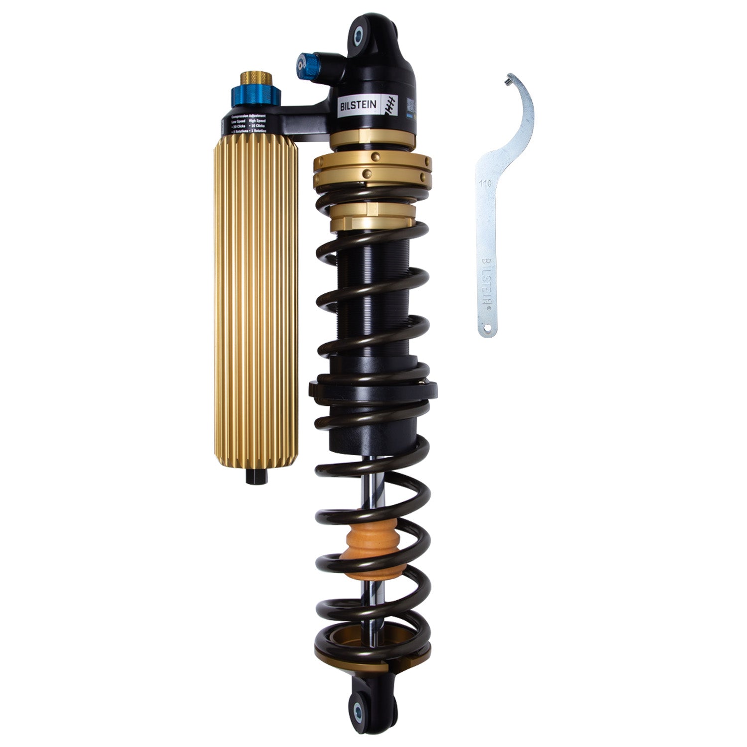 Bilstein 41-341797 - Suspension Shock Absorber and Coil Spring Assembly Front Right Monotube Polaris RZR Turbo 2022-2021 Powersports Bilstein 2