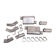 BBK Performance Parts 41065 - 2010-2015 CAMARO SS 6.2L VARITUNE AXLE BACK EXHAUST KIT (439 STAINLESS) 1