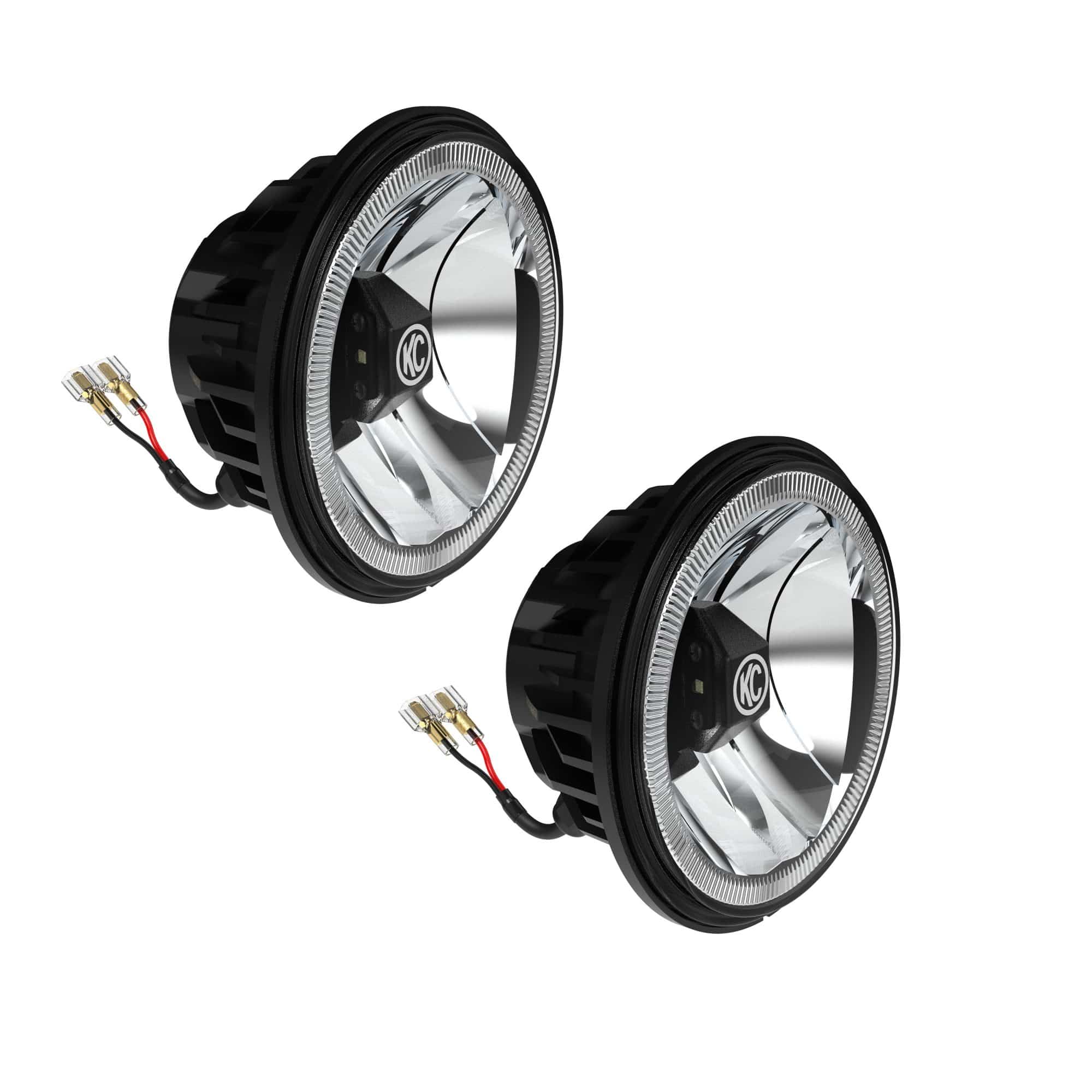 KC HiLiTES Electrical Lighting and Body KC HiLiTES 42054 - KC G6 Gravity LED 6in Driving 2-Light System Universal