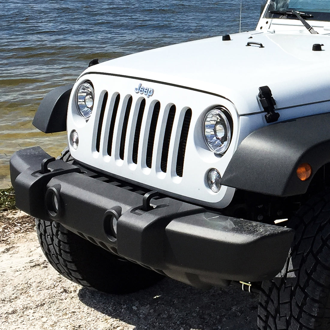 KC HiLiTES 42341 - KC Headlights Gravity LED 7in 2-Light - 2007-2018 Jeep Wrangler JK 2/4-Door 4