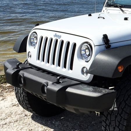 KC HiLiTES 42341 - KC Headlights Gravity LED 7in 2-Light - 2007-2018 Jeep Wrangler JK 2/4-Door 4