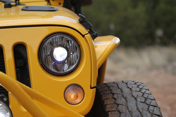 KC HiLiTES 42341 - KC Headlights Gravity LED 7in 2-Light - 2007-2018 Jeep Wrangler JK 2/4-Door 1