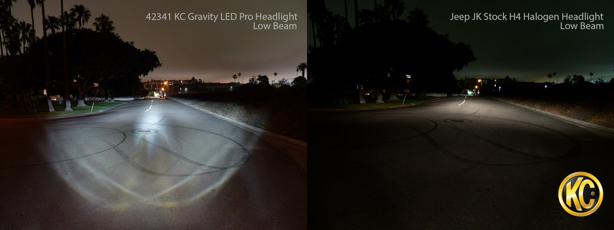 KC HiLiTES 4234 - KC Headlight Gravity LED 7in 1-Light - 2007-2018 Jeep Wrangler JK 2/4-Door 5