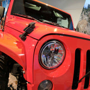 KC HiLiTES 42351 - KC Headlights Gravity LED 7in 2-Light 2007-2018 Jeep Wrangler JK