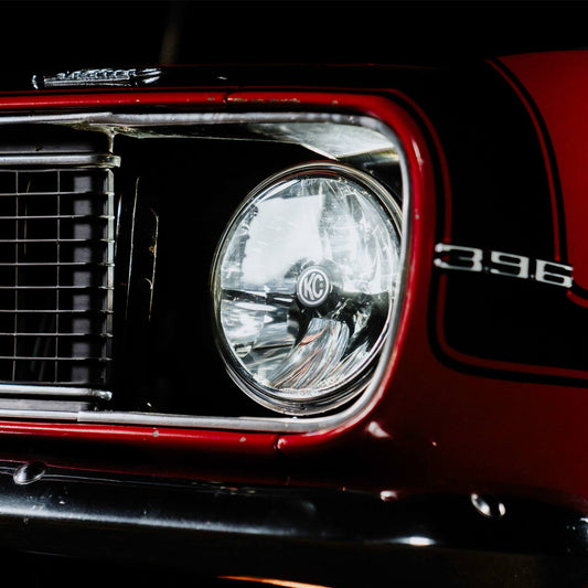 KC Hilites 7 In Gravity LED - 2-Headlights - 40W Driving Beam - Universal / Fits 97-06 Jeep TJ