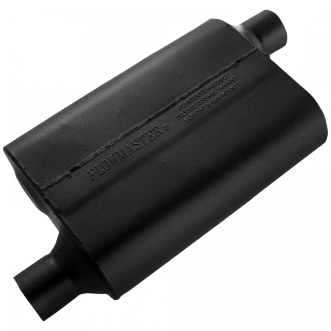 Flowmaster 42443 - 40 Series Chambered Muffler 40 Series 2.25 Offset In 2.25 Offset Out Aggressive Sound Flowmaster 1