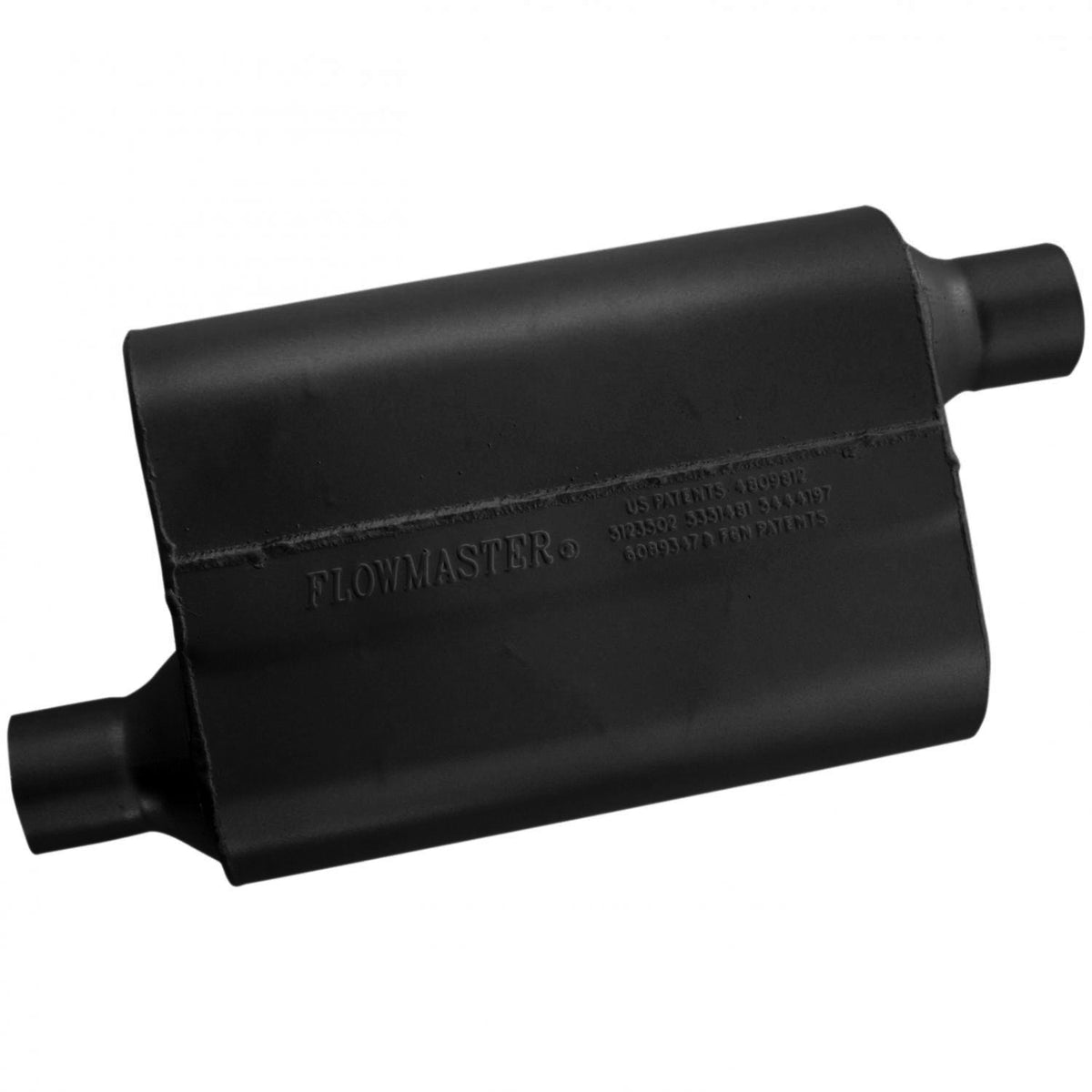 Flowmaster 42443 - 40 Series Chambered Muffler 40 Series 2.25 Offset In 2.25 Offset Out Aggressive Sound Flowmaster 3