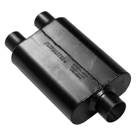 Flowmaster 425403 - 40 Series Chambered Muffler 40 Series 2.50 Dual In 3.00 Center Out Aggressive Sound Flowmaster 3