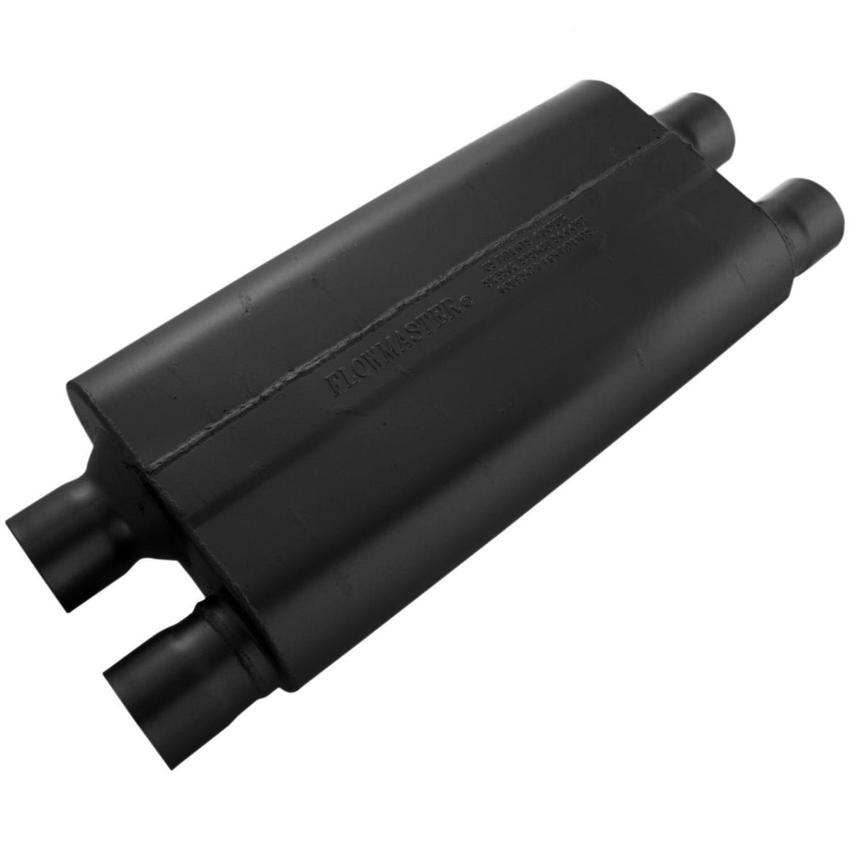 Flowmaster 42582 - 80 Series Chambered Muffler 80 Series Crossflow 2.50 Dual In 2.50 Dual Out Aggressive Sound Flowmaster 1