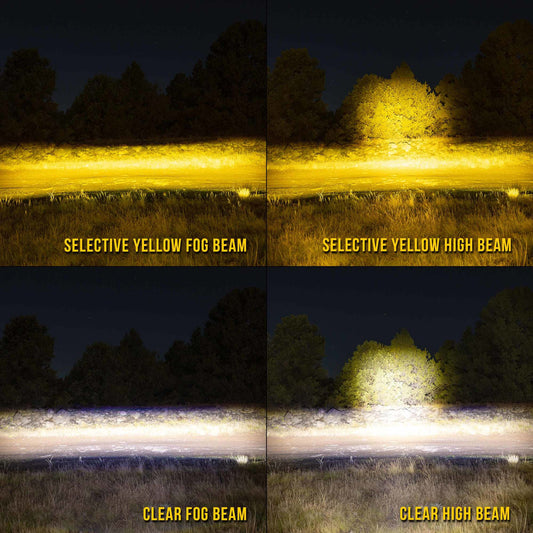KC HiLITES FLEX ERA 3 - Lens Replacement - Selective Yellow - SAE - Combo Beam