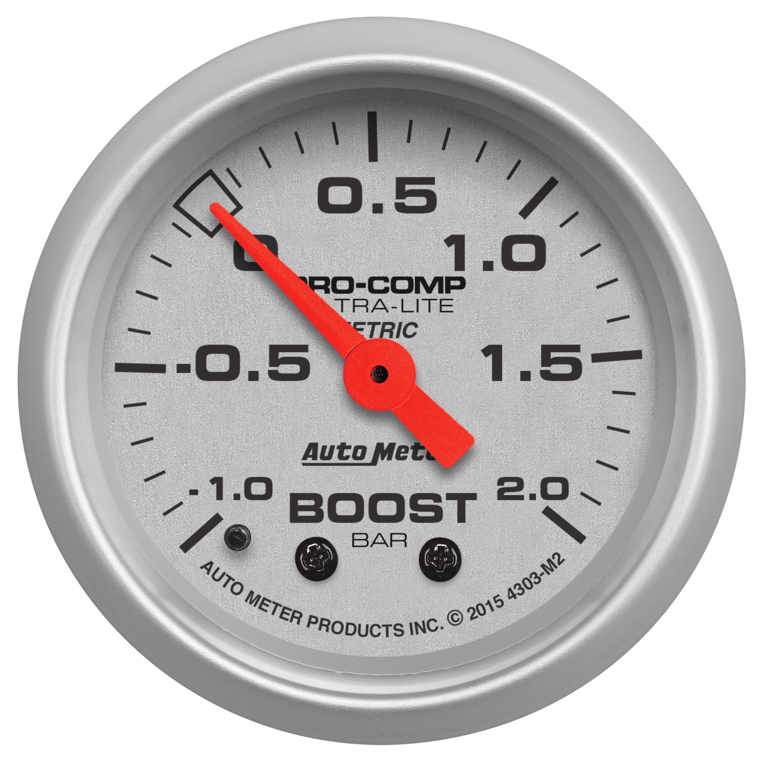 AutoMeter 4303-M2 - GAUGE, VAC/BOOST, 2 1/16", -1 - +2 BAR, MECHANICAL, ULTRA-LITE 3