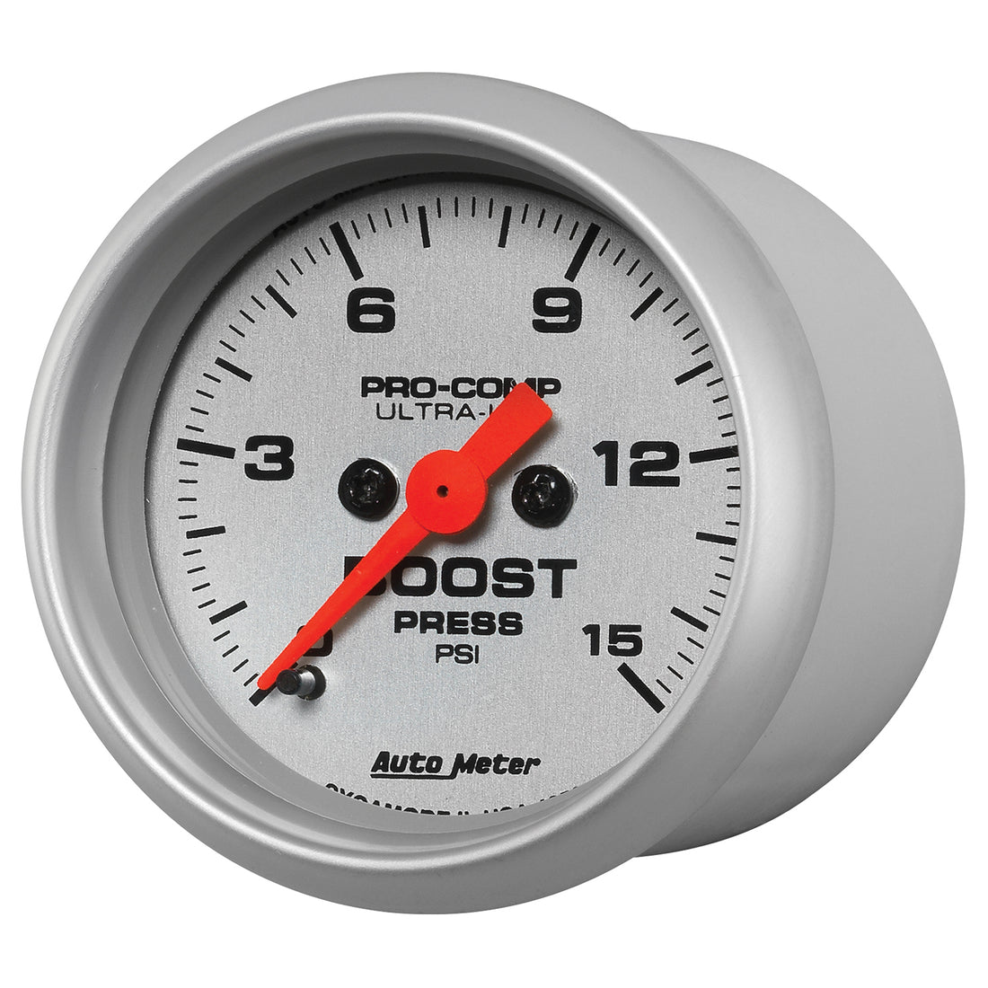 AutoMeter 4350 - GAUGE, BOOST, 2 1/16", 15PSI, DIGITAL STEPPER MOTOR, ULTRA-LITE 4