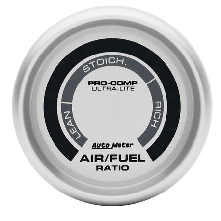 AutoMeter 4375 - GAUGE, AIR/FUEL RATIO-NARROWBAND, 2 1/16", LEAN-RICH, LED ARRAY, ULTRA-LITE 3