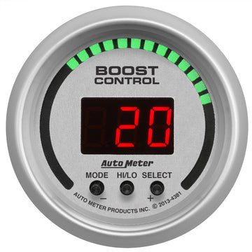 AutoMeter 4381 - GAUGE, BOOST CONTROLLER, 2 1/16", 30INHG-30PSI, INCL. SOLENOID, DIGITAL, UL 3