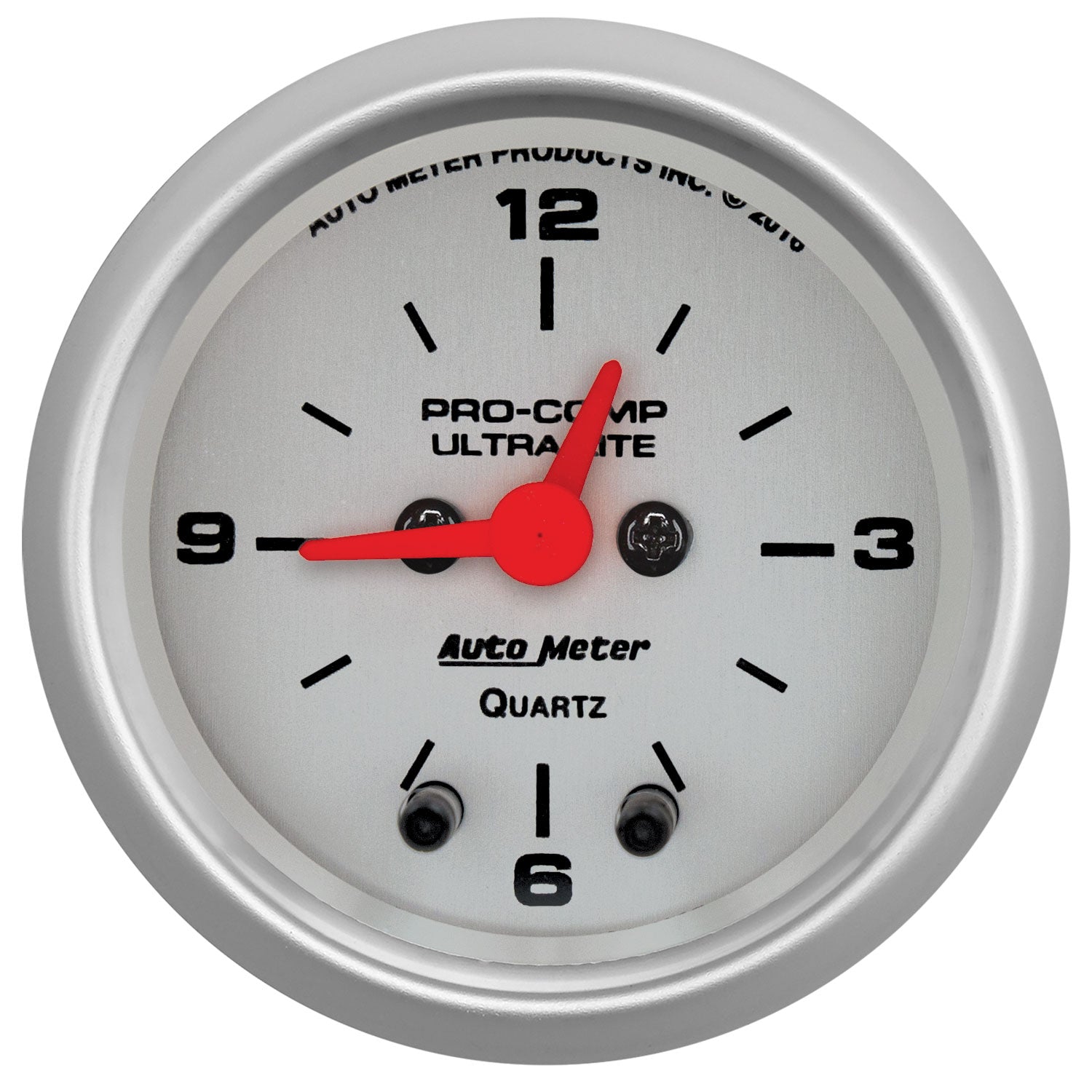 AutoMeter 4385 - GAUGE, CLOCK, 2 1/16", 12HR, ANALOG, ULTRA-LITE 3