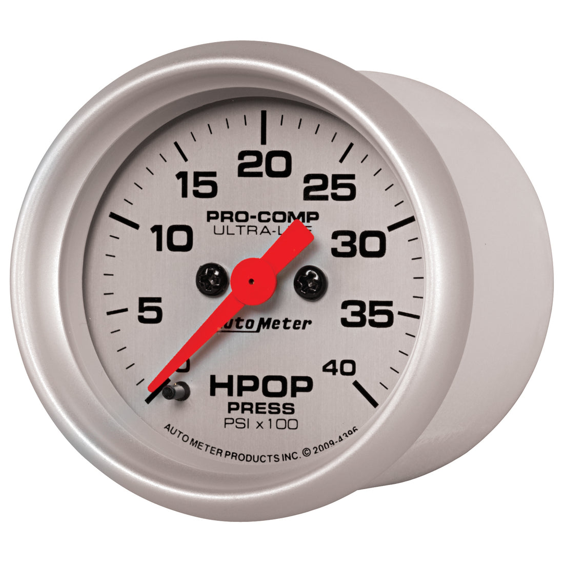 AutoMeter 4396 - GAUGE, HIGH PRESS OIL PUMP, 2 1/16", 4KPSI, DIGITAL STEPPER MOTOR, ULTRA-LITE 4