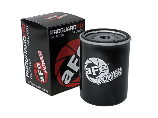aFe Power 44-LF001 Proguard Oil Filter 13/16-16 Inch Thread 5.2 Inch H x 3.69 Inch OD Diesel
