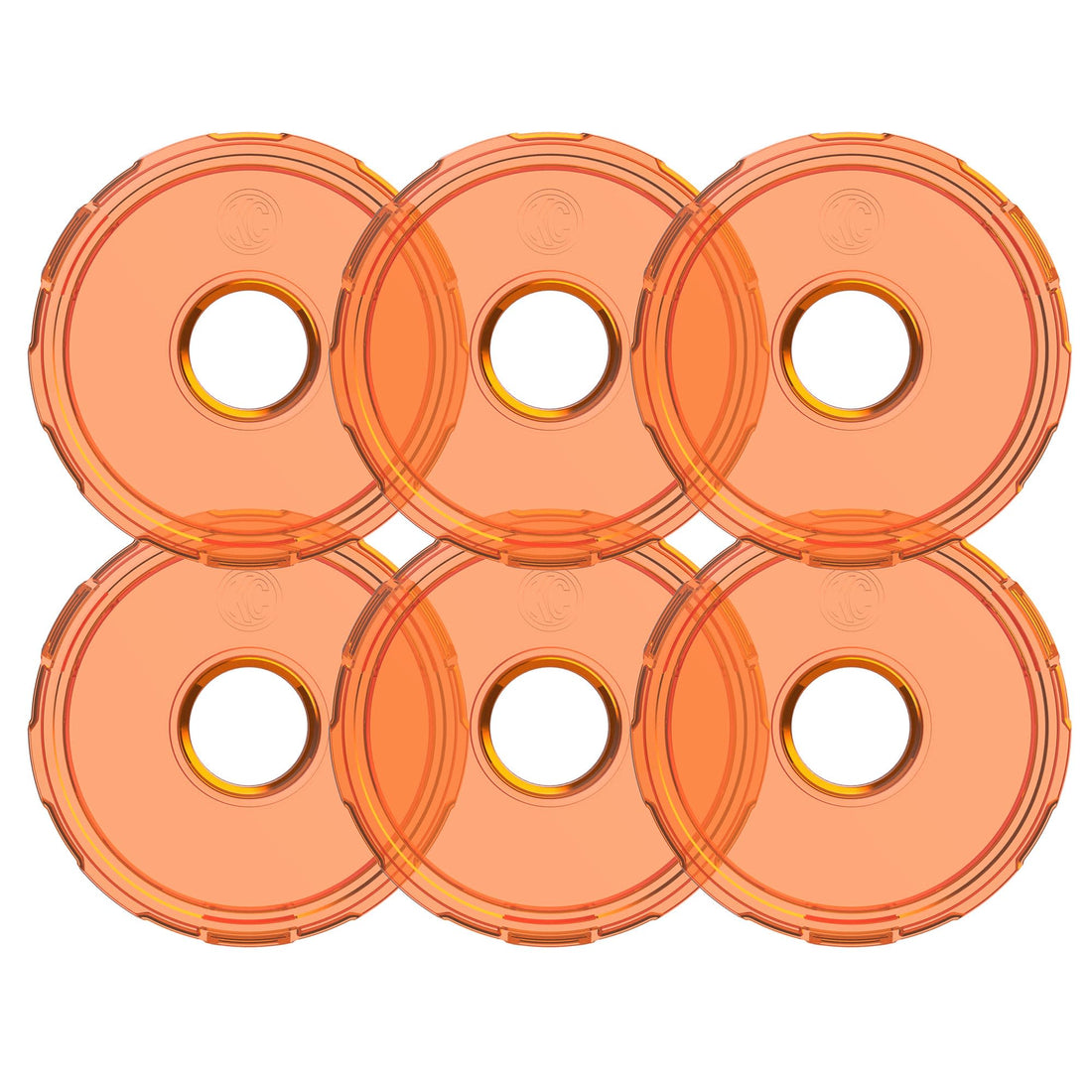 KC HiLiTES 4412 - KC Cyclone 2.0 LED - Replacement Lens - Amber - 6-PK 5