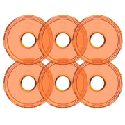 KC HiLiTES 4412 - KC Cyclone 2.0 LED - Replacement Lens - Amber - 6-PK 5