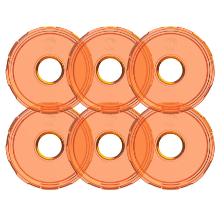 KC HiLiTES 4412 - KC Cyclone 2.0 LED - Replacement Lens - Amber - 6-PK 5