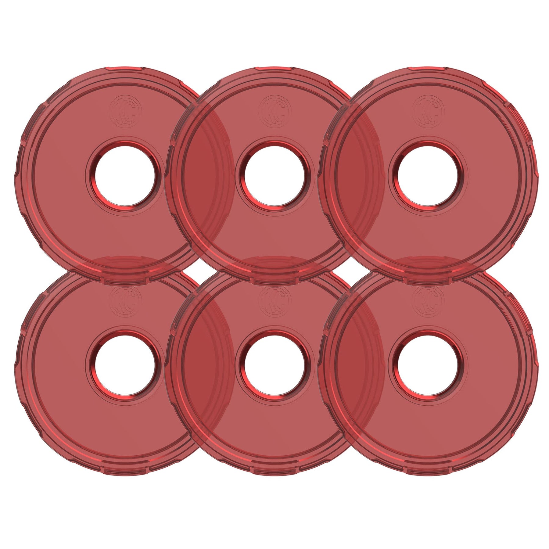 KC HiLiTES 4413 - KC Cyclone 2.0 LED - Replacement Lens - Red - 6-PK 5