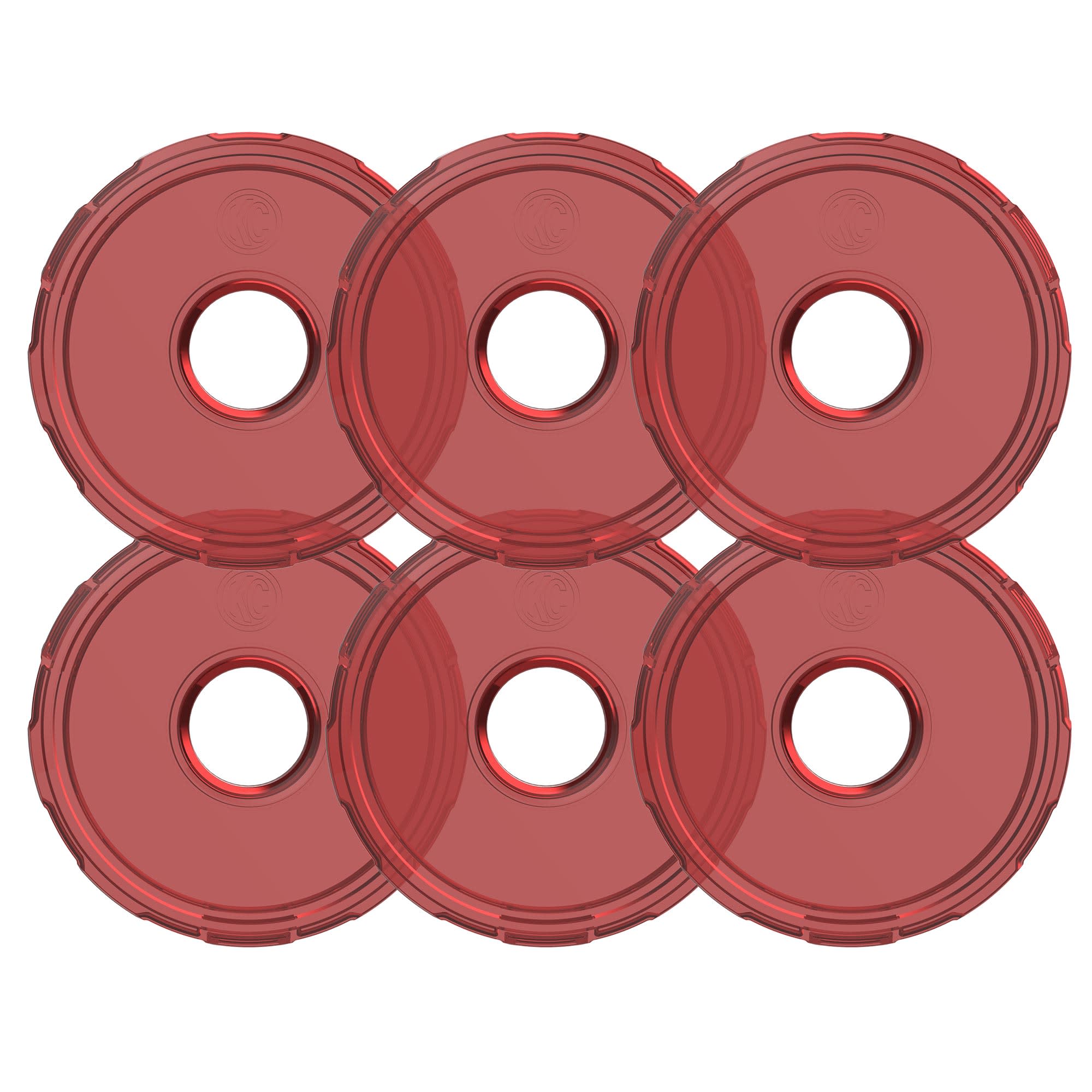 KC HiLiTES 4413 - KC Cyclone 2.0 LED - Replacement Lens - Red - 6-PK 5