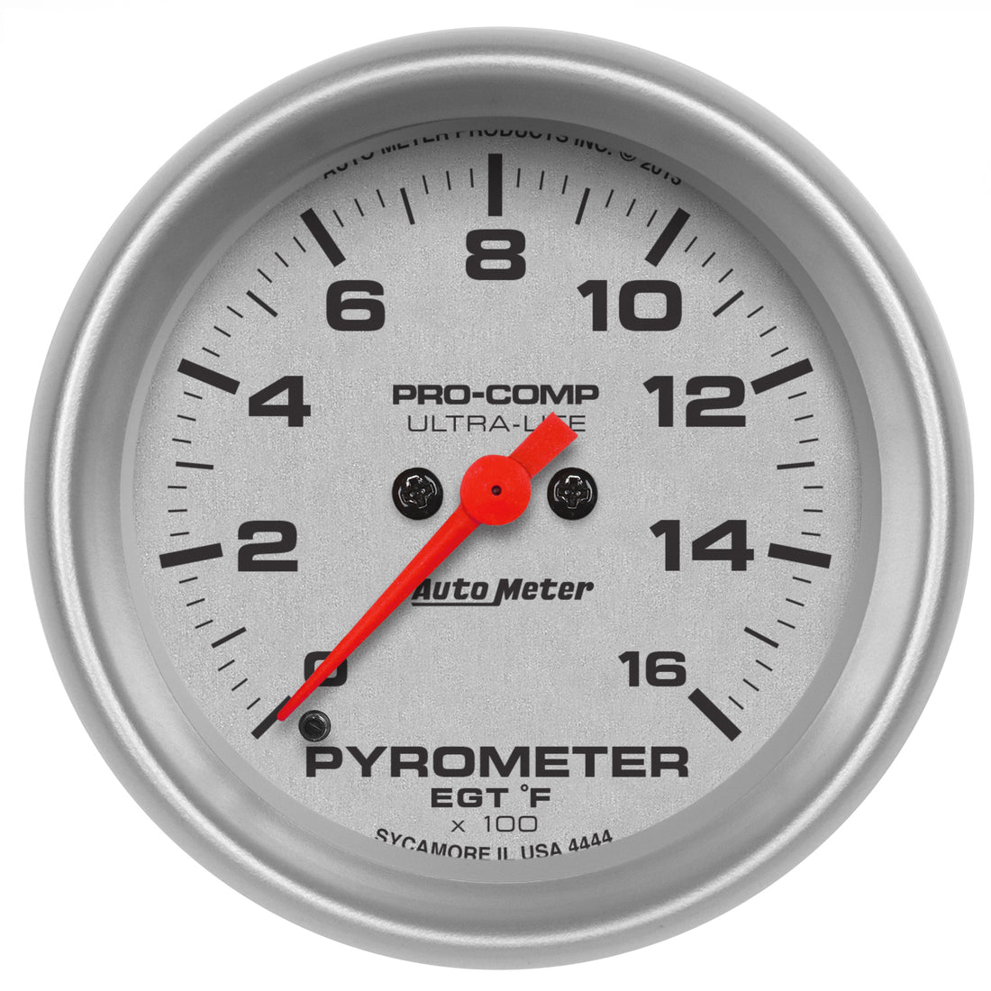 AutoMeter 4444 - GAUGE, PYROMETER (EGT), 2 5/8", 1600?F, DIGITAL STEPPER MOTOR, ULTRA-LITE