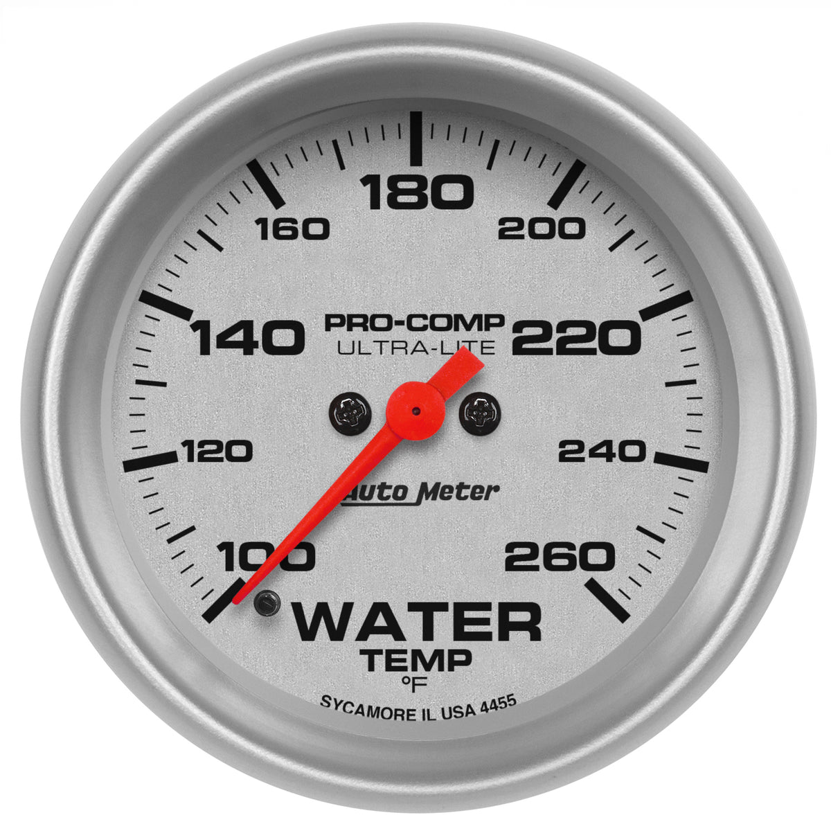 AutoMeter 4455 - GAUGE, WATER TEMP, 2 5/8", 260?F, DIGITAL STEPPER MOTOR, ULTRA-LITE 1