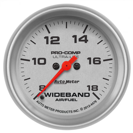 AutoMeter 4479 - GAUGE, AIR/FUEL RATIO-WIDEBAND, ANALOG, 2 5/8", 8:1-18:1, STEPPER MOTOR, UL 3
