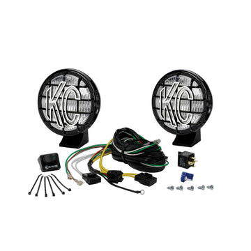 KC HiLiTES 452 - KC Apollo Pro Halogen 5in Fog 2-Light System Universal 2