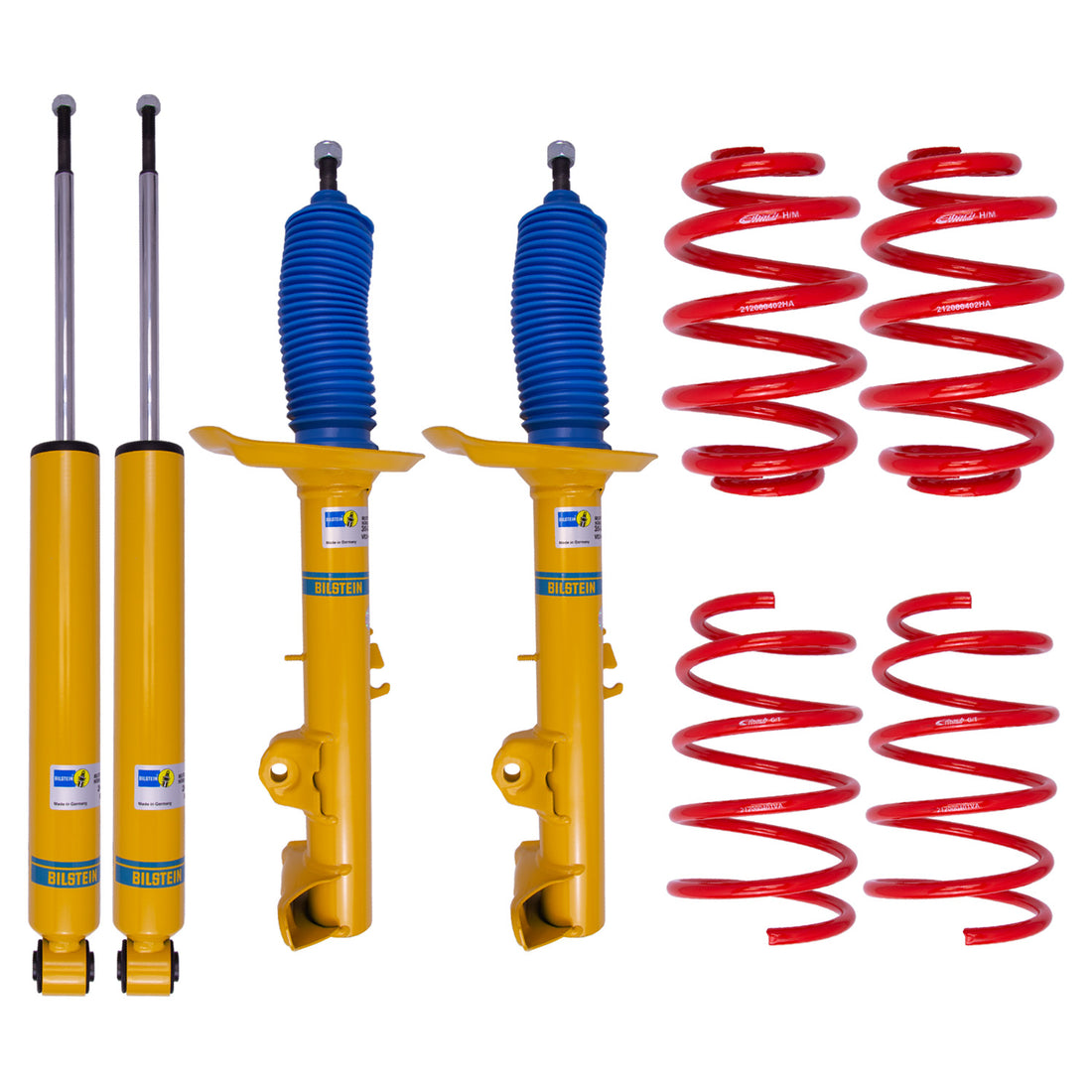 Bilstein 46-000750 - Suspension Kit BMW 318i 1998-1992, 318is 1997-1992 Monotube Front Lowered Height 45-50mm, up to 830kg Axle load Rear Lowered Height 30mm, up to 1070kg Axle Load B12 (Sportline) Bilstein 1