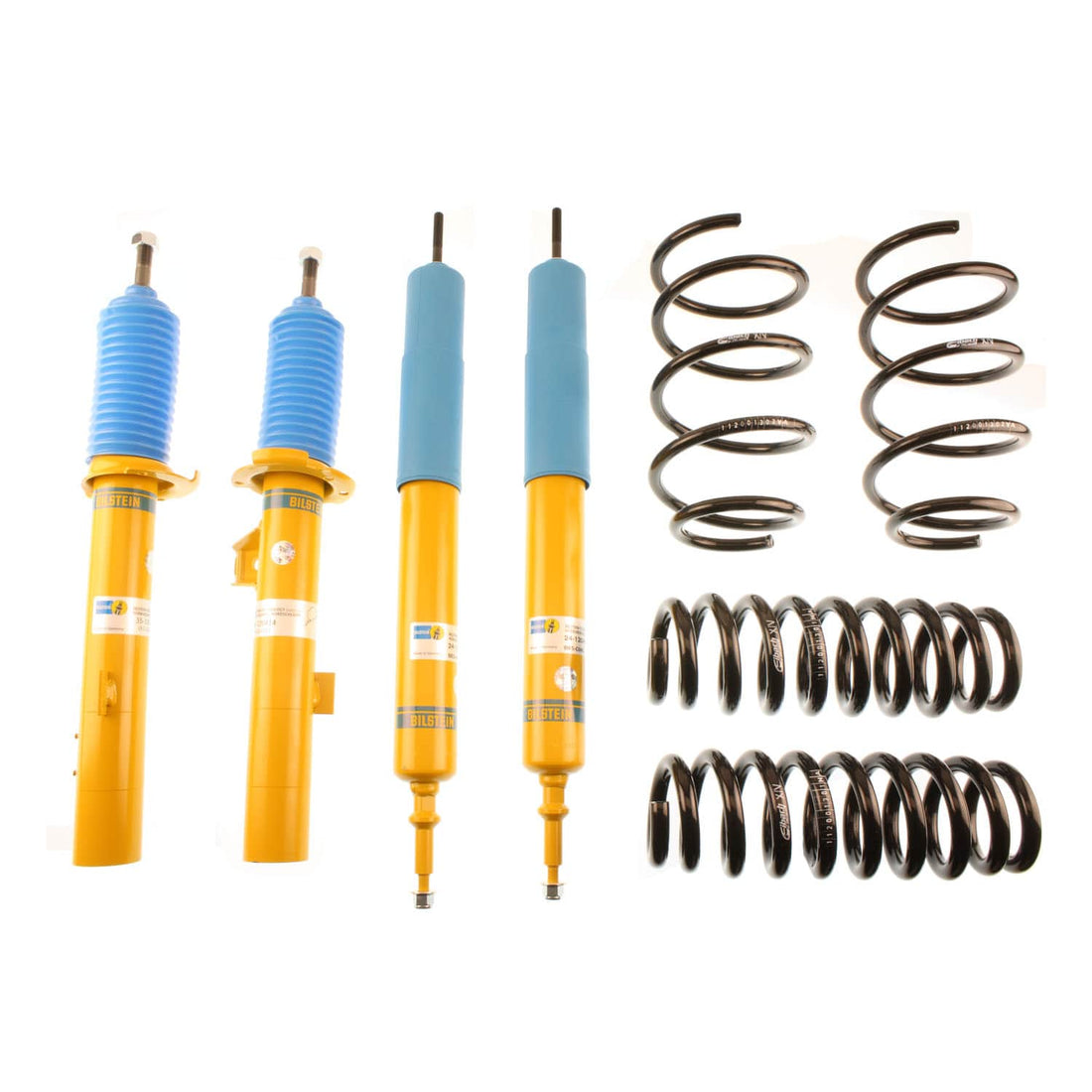 Bilstein Suspension Bilstein 46-180551 - Suspension Kit BMW 325i 2006, 328i 2011-2007, 330i 2006 Monotube Front Lowered Height 30mm, up to 1045kg Axle Load Rear Lowered Height 25mm, up to 1135kg Axle Load Without Self-Leveling Suspension B12 (Pro-Kit) Bilstein