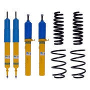 Bilstein Suspension Bilstein 46-180643 - Suspension Kit BMW 328i 2013-2007 Monotube Front Lowered Height 35mm, up to 930kg Axle Load Rear Lowered Height 25mm, up to 1090kg Axle Load Without Self-Leveling Suspension B12 (Pro-Kit) Bilstein
