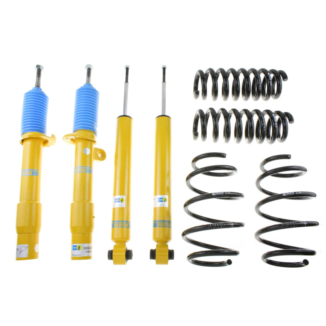 Bilstein Suspension Bilstein 46-180698 - Suspension Kit BMW M3 2012-2008 Monotube Front Lowered Height 20mm up to 1060kg Axle Load Rear Lowered Height 15mm up to 1190kg Axle Load Without Self-Leveling Suspension Vehicles equipped with EDC B12 (Pro-Kit) Bilstein