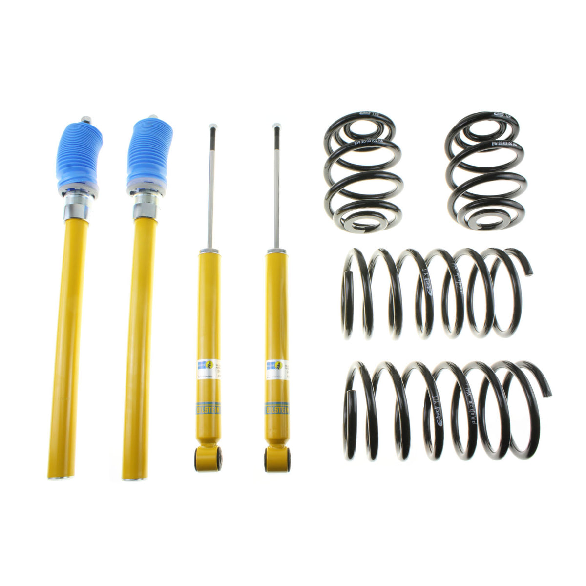 Bilstein 46-180803 - Suspension Kit BMW 318i 1985, 318i 1991, 318is 1991 Monotube Front Lowered Height 30-40mm, up to 805kg Axle Load Rear Lowered Height 30mm, up to 905kg Axle Load With 45mm Outside Strut Diameter B12 (Pro-Kit) Bilstein 1
