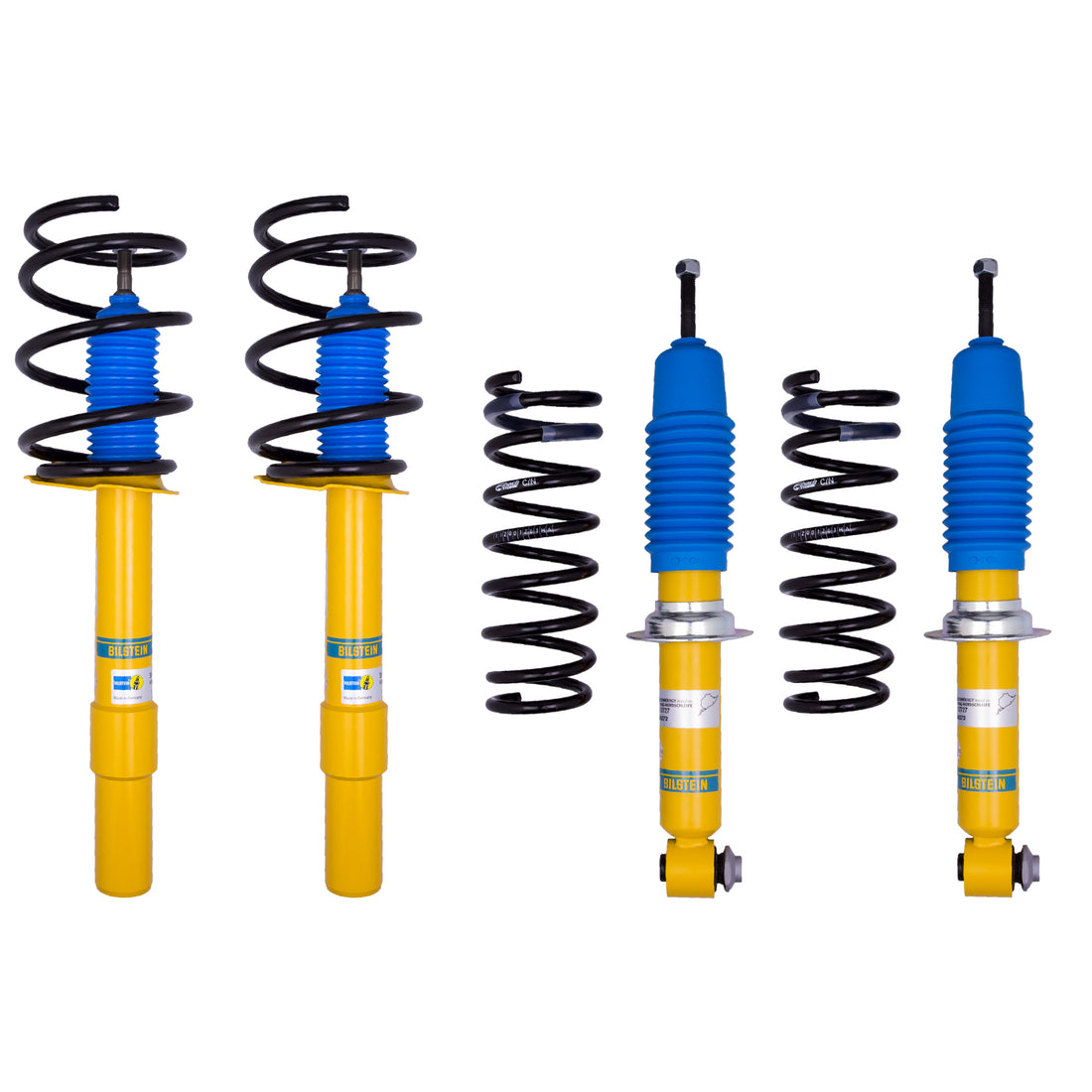 Bilstein 46-181152 - Suspension Kit BMW 645Ci 2005-2004, 650i 2010-2006 Monotube Front Lowered Height 30mm, up to 1070kg Axle Load Rear Lowered Height 25-30mm, up to 1170kg Axle Load Without Self-Leveling Suspension B12 (Pro-Kit) Bilstein 1