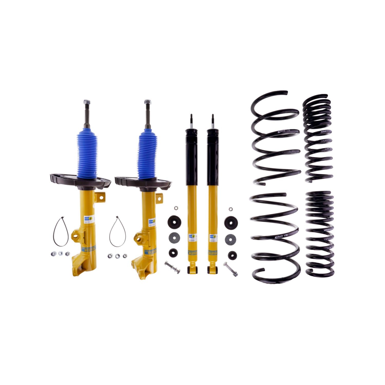 Bilstein 46-181817 - Suspension Kit Mercedes-Benz C240 2005-2001 Monotube Front Lowered Height 30mm up to 1130kg Axle Load Rear Lowered Height 30mm up to 1170kg Axle Load Without Self-Leveling Suspension B12 (Pro-Kit) Bilstein 2