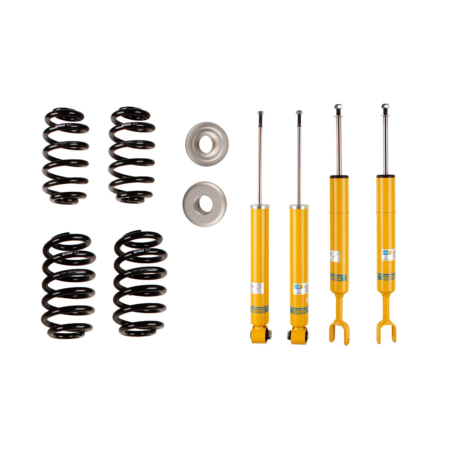 Bilstein 46-183071 - Suspension Kit Audi A4 Quattro 2004-2002 Monotube Front Lowered Height 30mm, up to 1165kg Axle Load Rear Lowered Height 30mm, up to 1150kg Axle Load To Chassis # 8E-5-400 000 B12 (Pro-Kit) Bilstein 1
