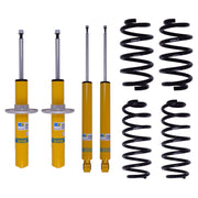 Bilstein 46-183330 - Suspension Kit Audi S4 2016-2010 Monotube Front Lowered Height 35mm, up to 1215kg Axle Load Rear Lowered Height 30mm, up to 1160kg Axle Load Without Electronic or Self-Leveling Suspension B12 (Pro-Kit) Bilstein 1